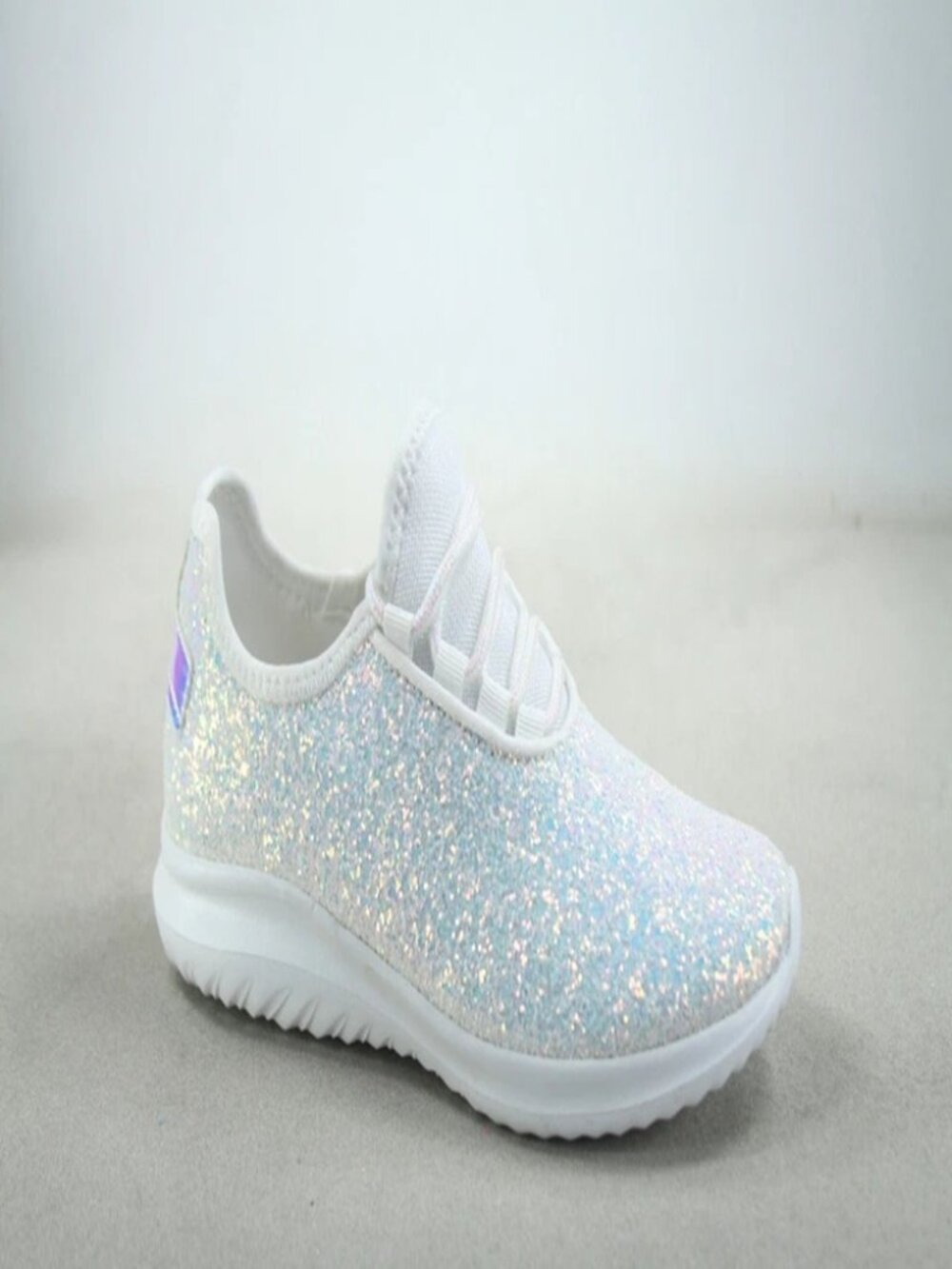 Women's Fashioin Glitter Sparkly Lightweight Metallic Tennis Sneaker Shoes
